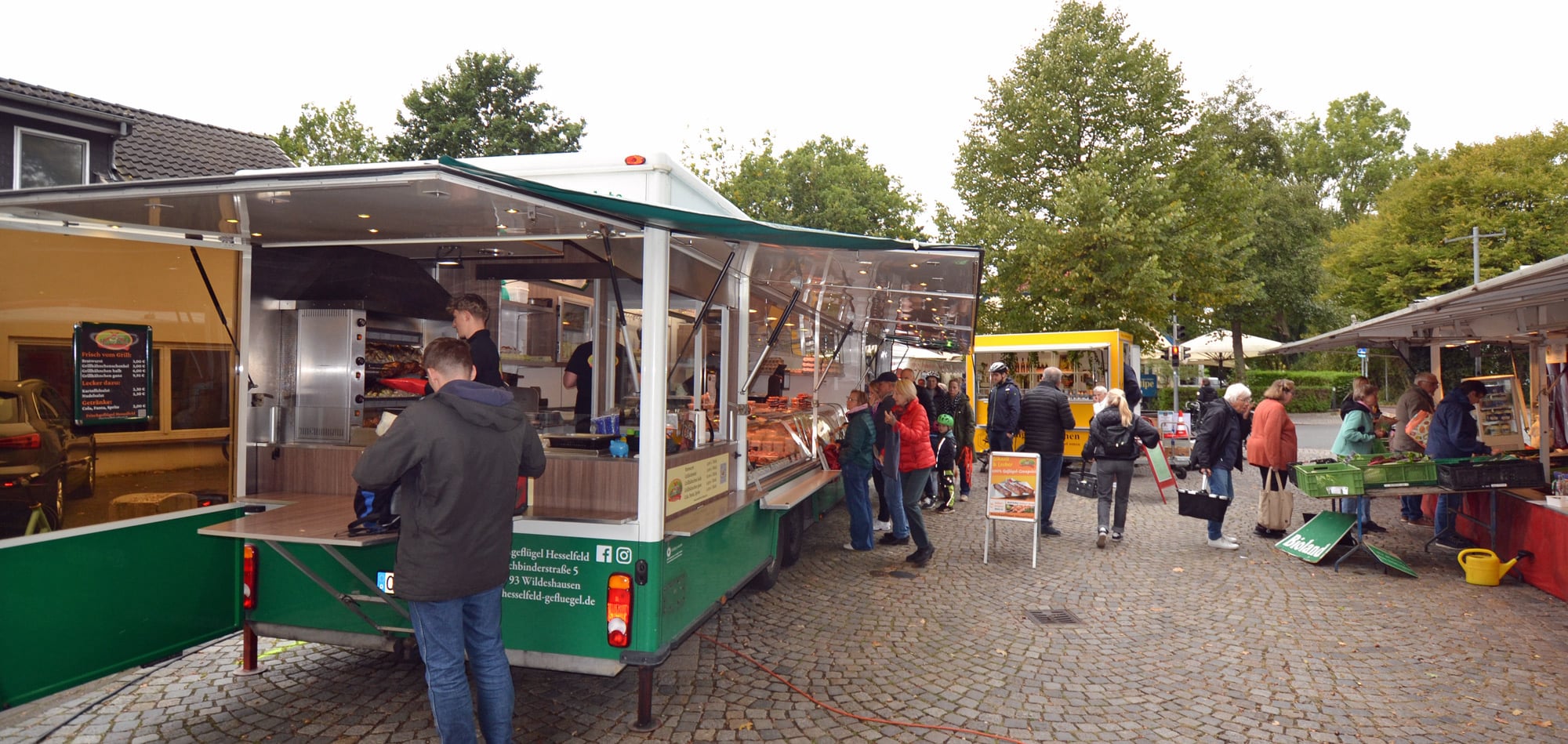 Wochenmarkt in Bremen Borgfeld